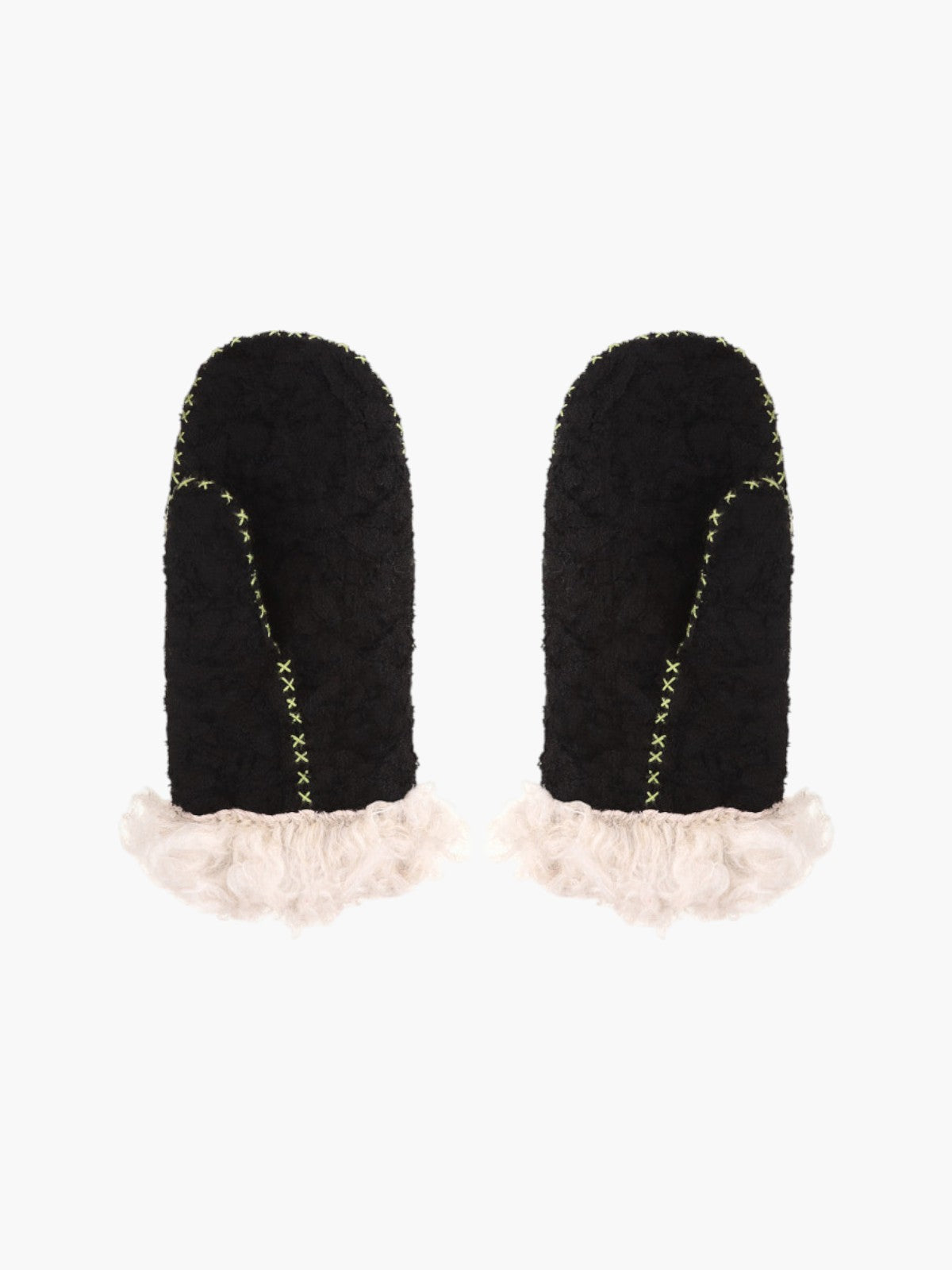 Snowfall Ushanka Hat & Mittens | Black Snowfall Ushanka Hat & Mittens | Black