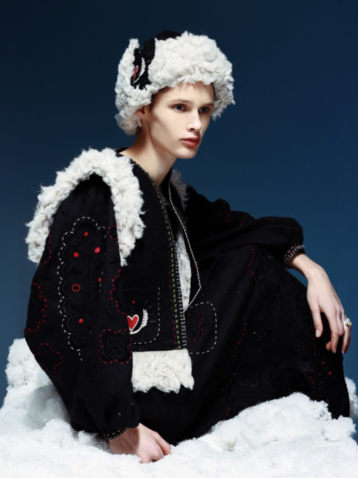 Snowfall Ushanka Hat | Black Snowfall Ushanka Hat | Black