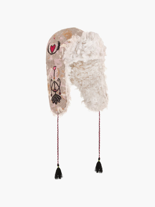 Snowfall Ushanka Hat | Beige