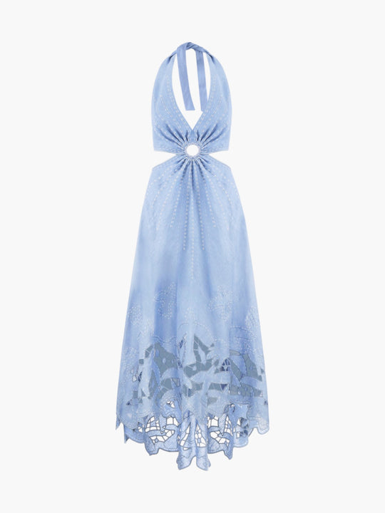 To the Light Long Sarafan Dress | Pale Blue