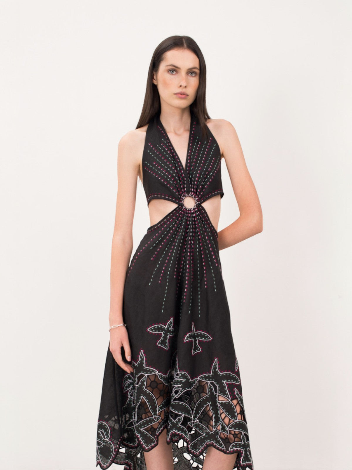 To the Light Short Sarafan Dress | Black To the Light Short Sarafan Dress | Black