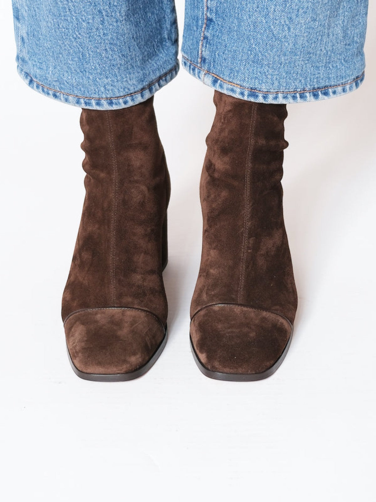 Aria Ankle Boots | Brown Suede