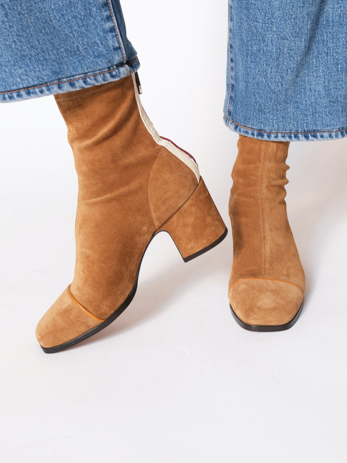 Aria Ankle Boots | Cognac Suede Aria Ankle Boots | Cognac Suede