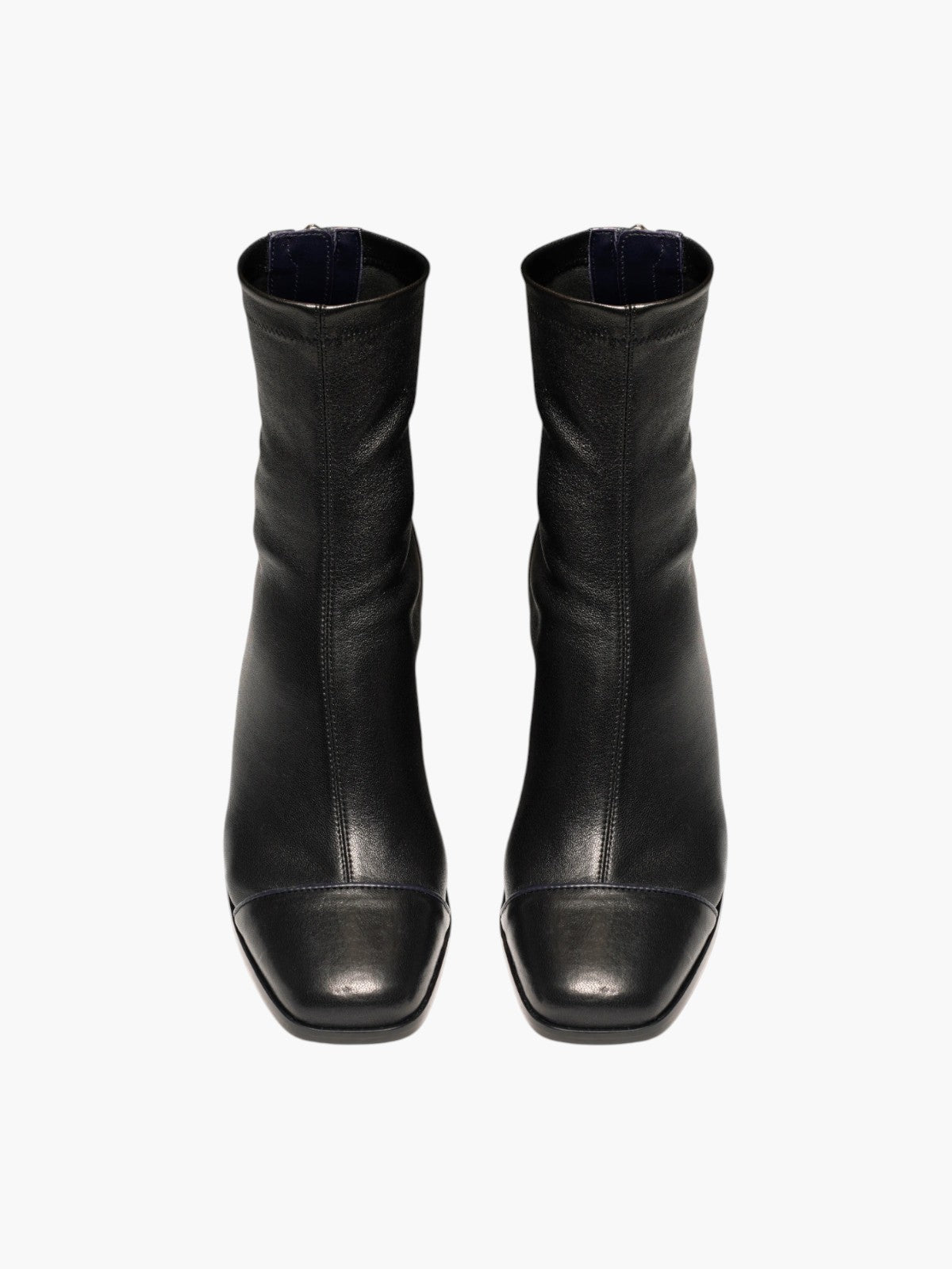 Aria Ankle Boots | Black Stretch Nappa Aria Ankle Boots | Black Stretch Nappa