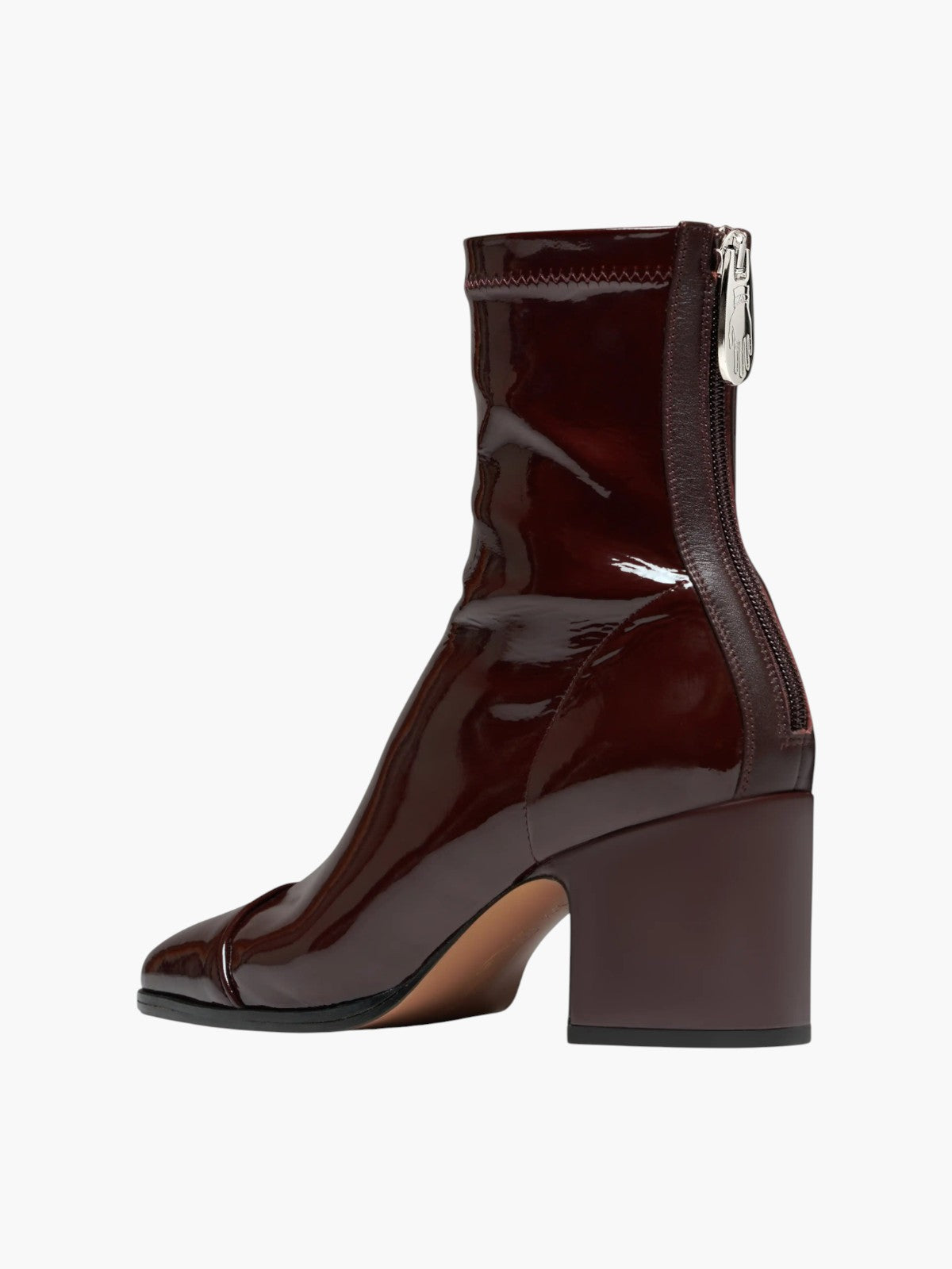 Aria Ankle Boots | Deep Red Stretch Patent Aria Ankle Boots | Deep Red Stretch Patent