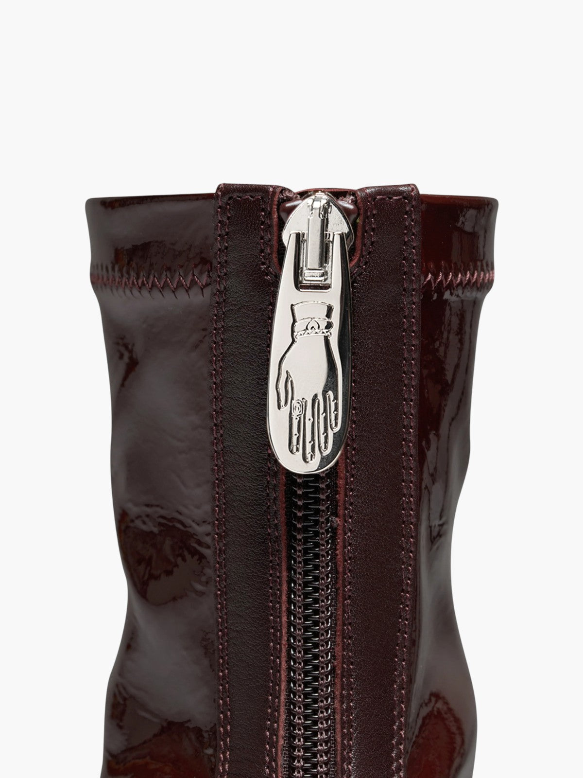 Aria Ankle Boots | Deep Red Stretch Patent Aria Ankle Boots | Deep Red Stretch Patent