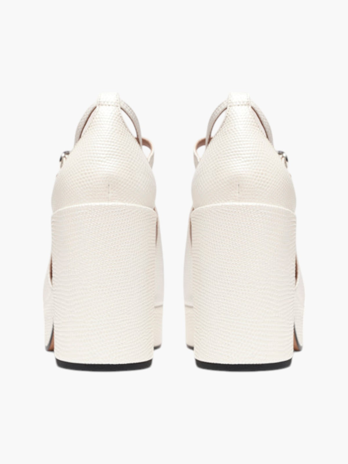 DOYOU Pumps | Embossed White DOYOU Pumps | Embossed White