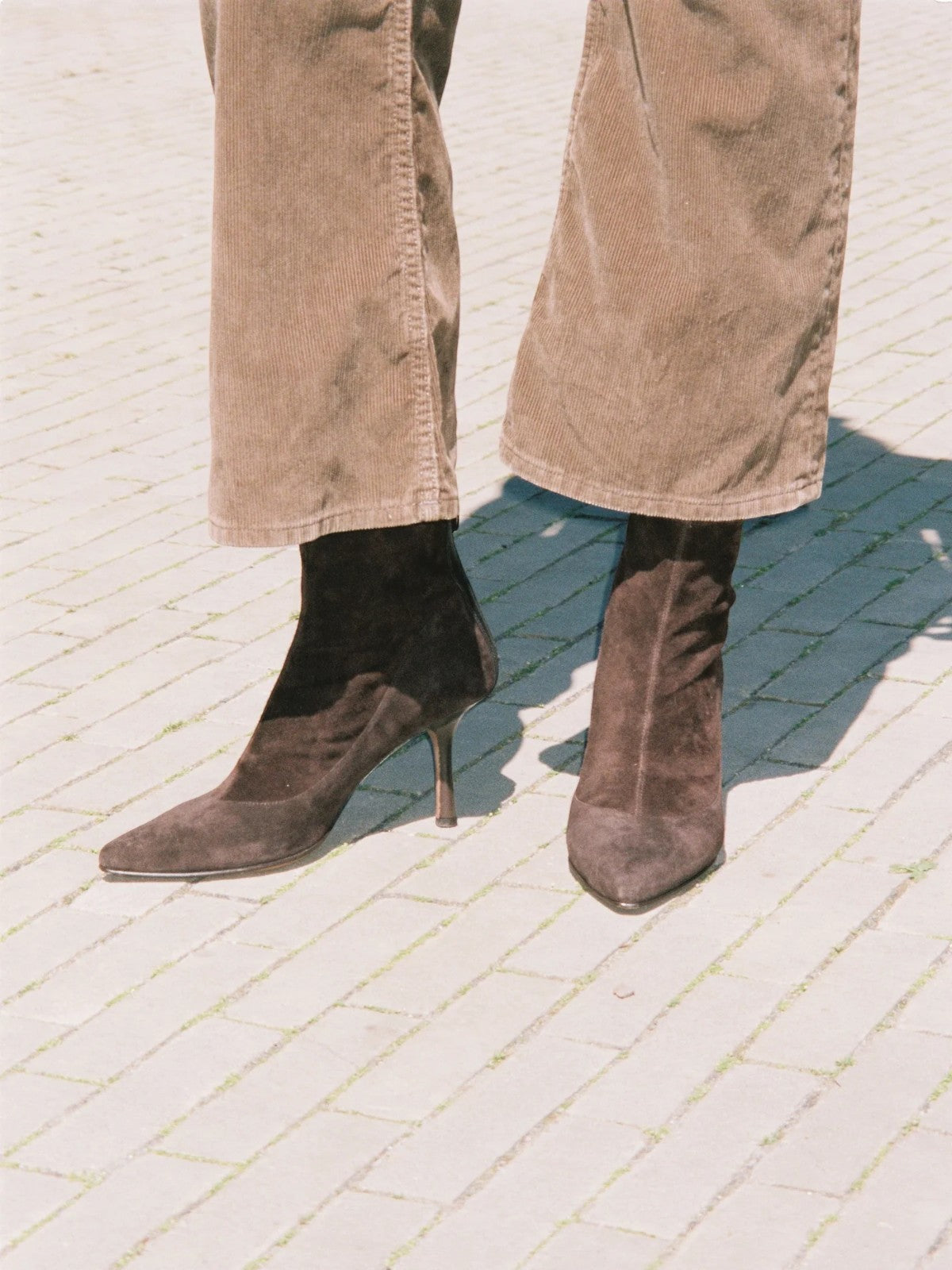 Looping Ankle Boots | Brown Suede Looping Ankle Boots | Brown Suede