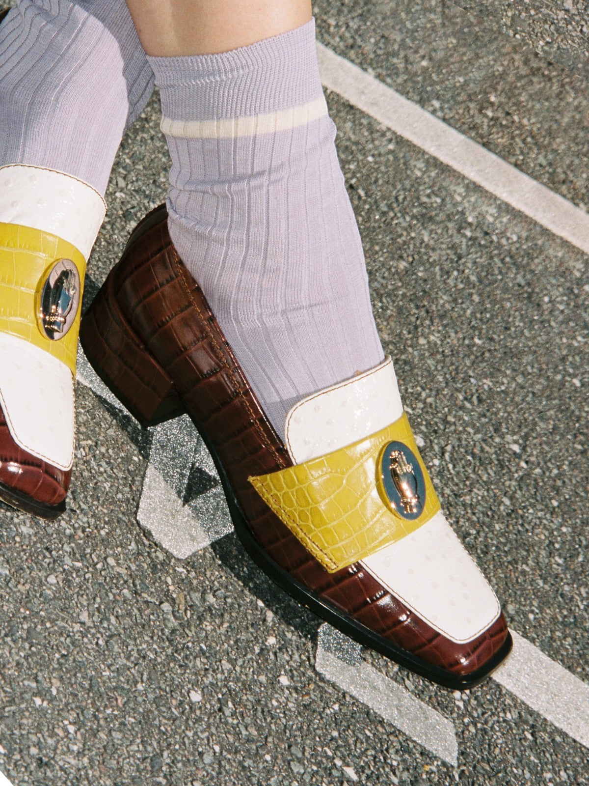 Nono Loafers | Tricolor Chocolate/Mustard Nono Loafers | Tricolor Chocolate/Mustard