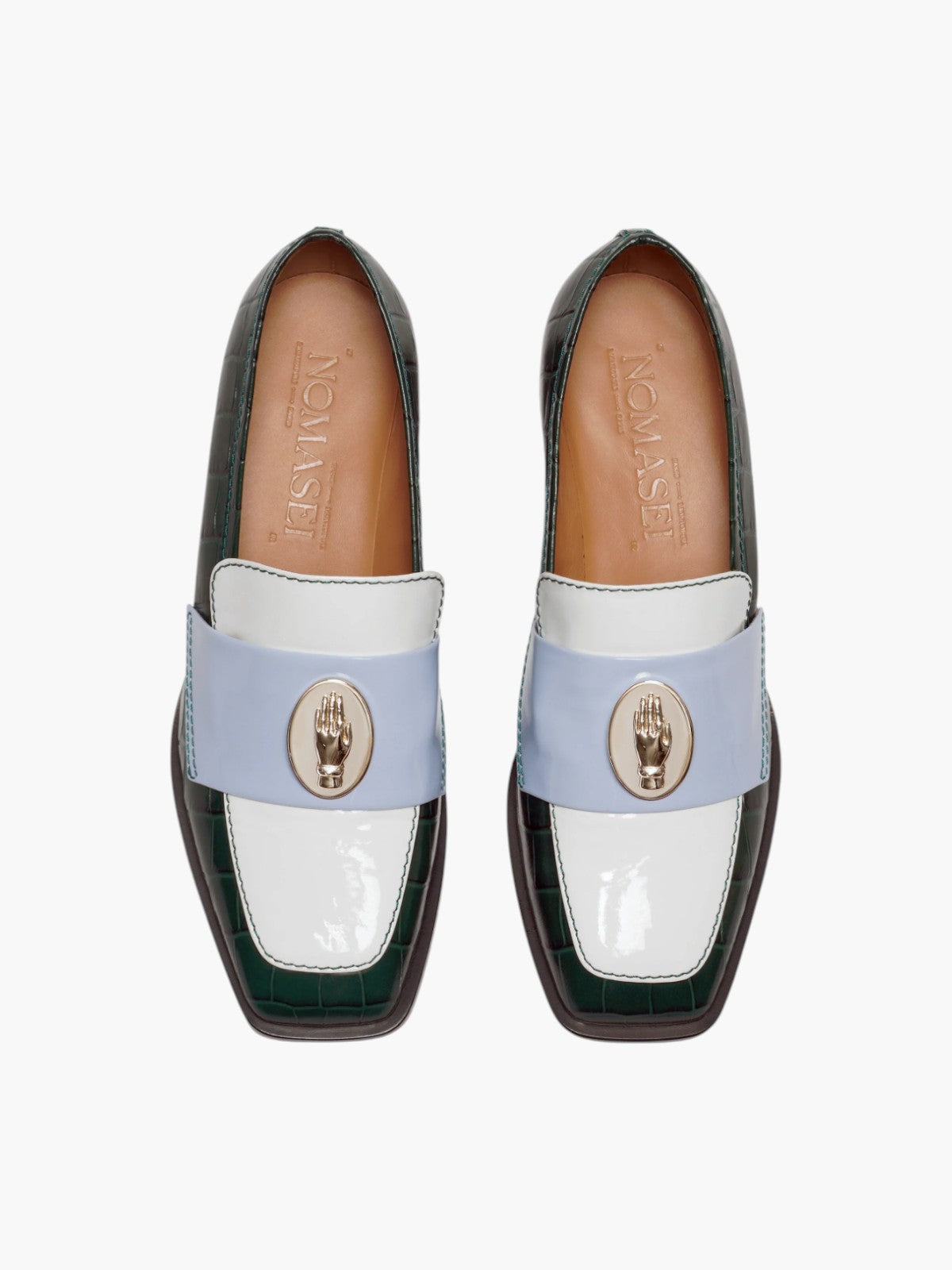 Nono Loafers | Tricolor Green/Sky Blue Nono Loafers | Tricolor Green/Sky Blue