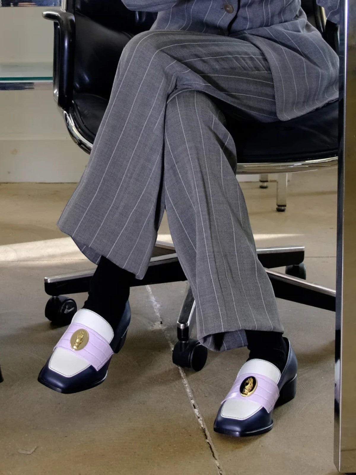 Nono Loafers | Tricolor Navy/Lilac Nono Loafers | Tricolor Navy/Lilac