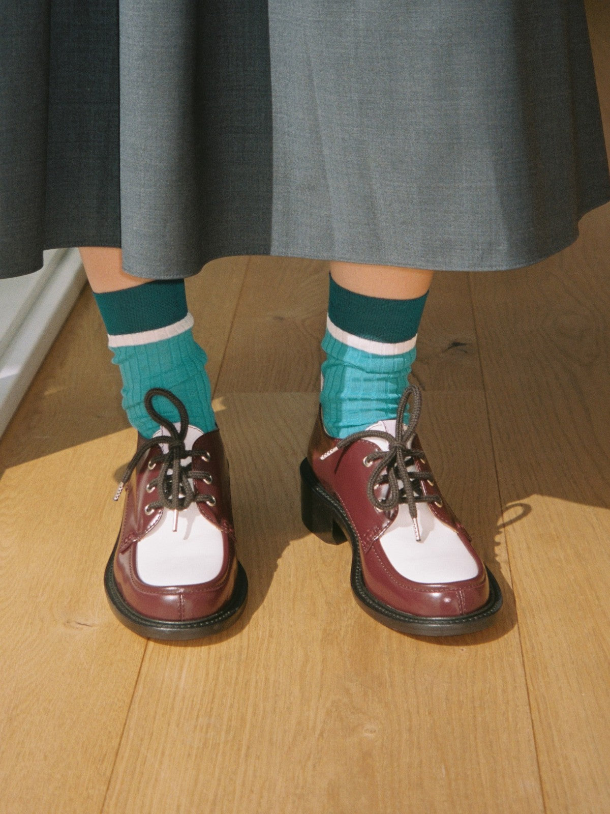 Sonics Derby | Bicolor Burgundy Sonics Derby | Bicolor Burgundy