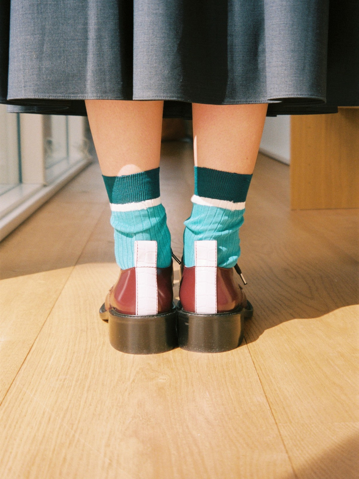 Sonics Derby | Bicolor Burgundy Sonics Derby | Bicolor Burgundy