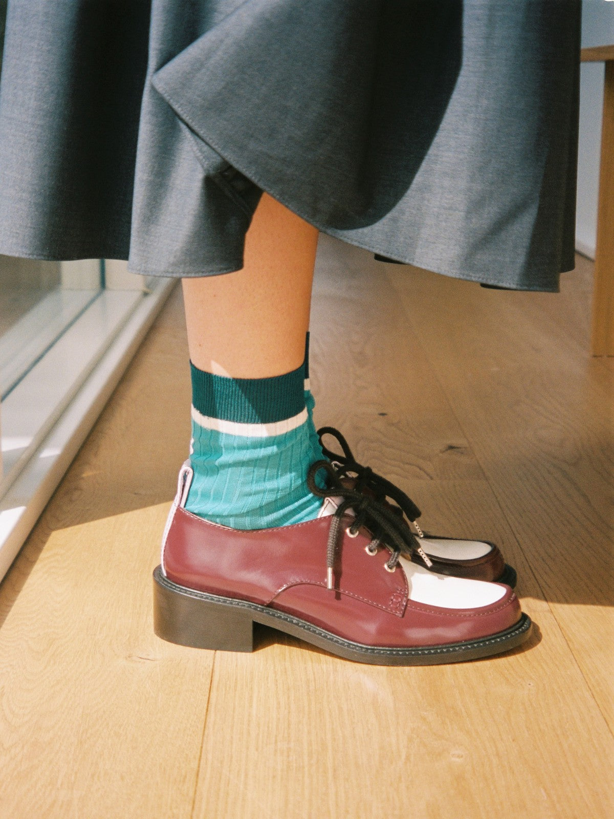 Sonics Derby | Bicolor Burgundy Sonics Derby | Bicolor Burgundy