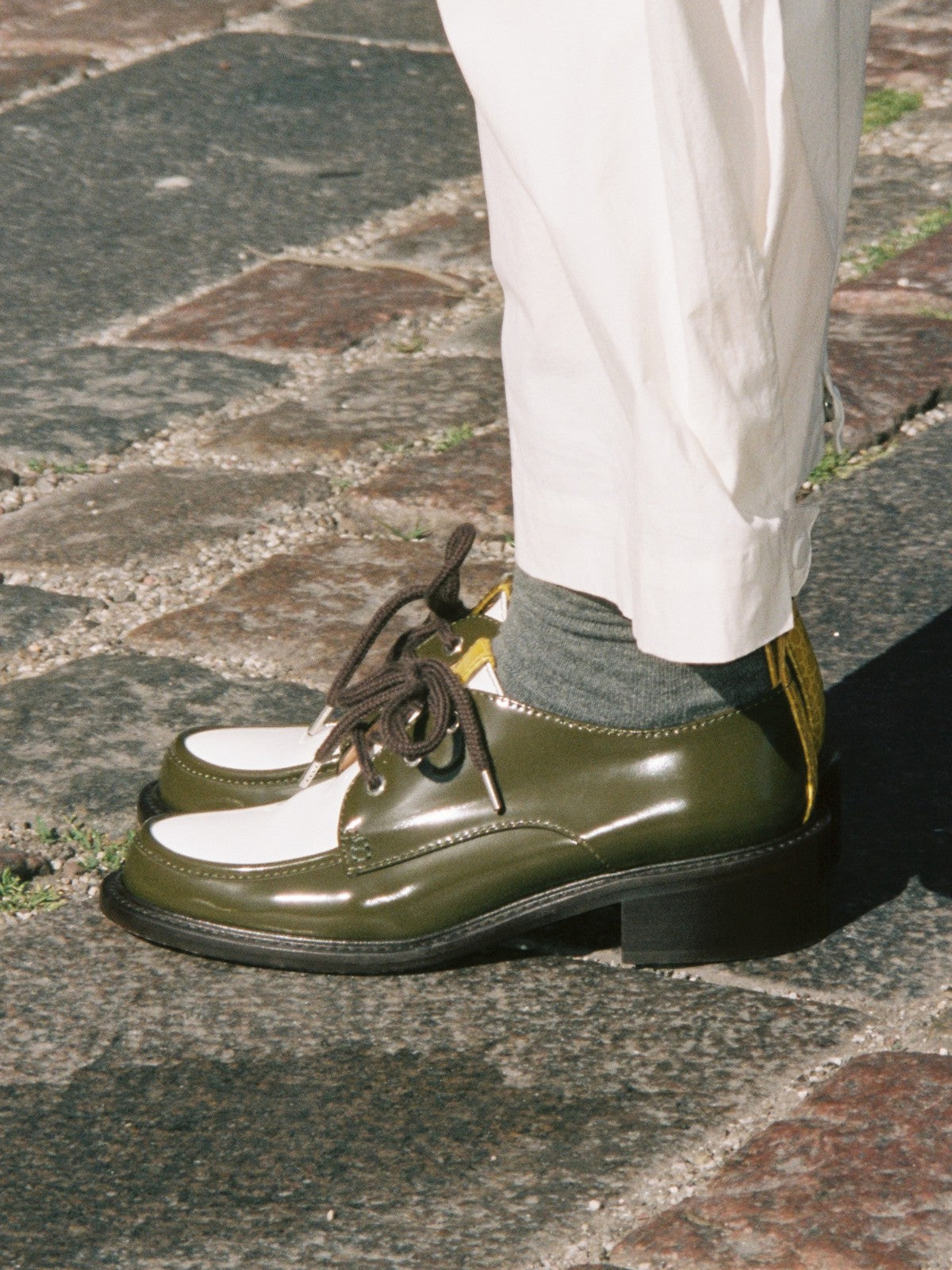 Sonics Derby | Bicolor Khaki Sonics Derby | Bicolor Khaki