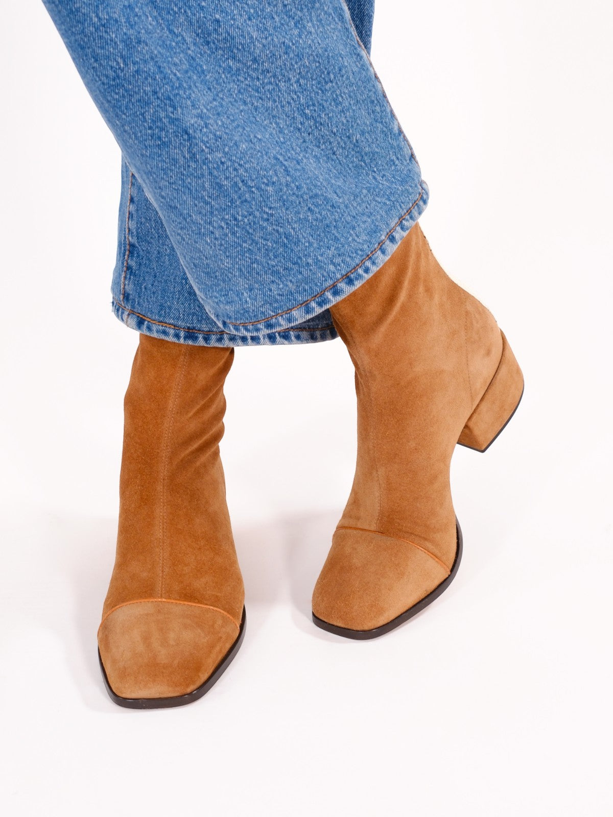 Strada Boots | Cognac Suede Strada Boots | Cognac Suede