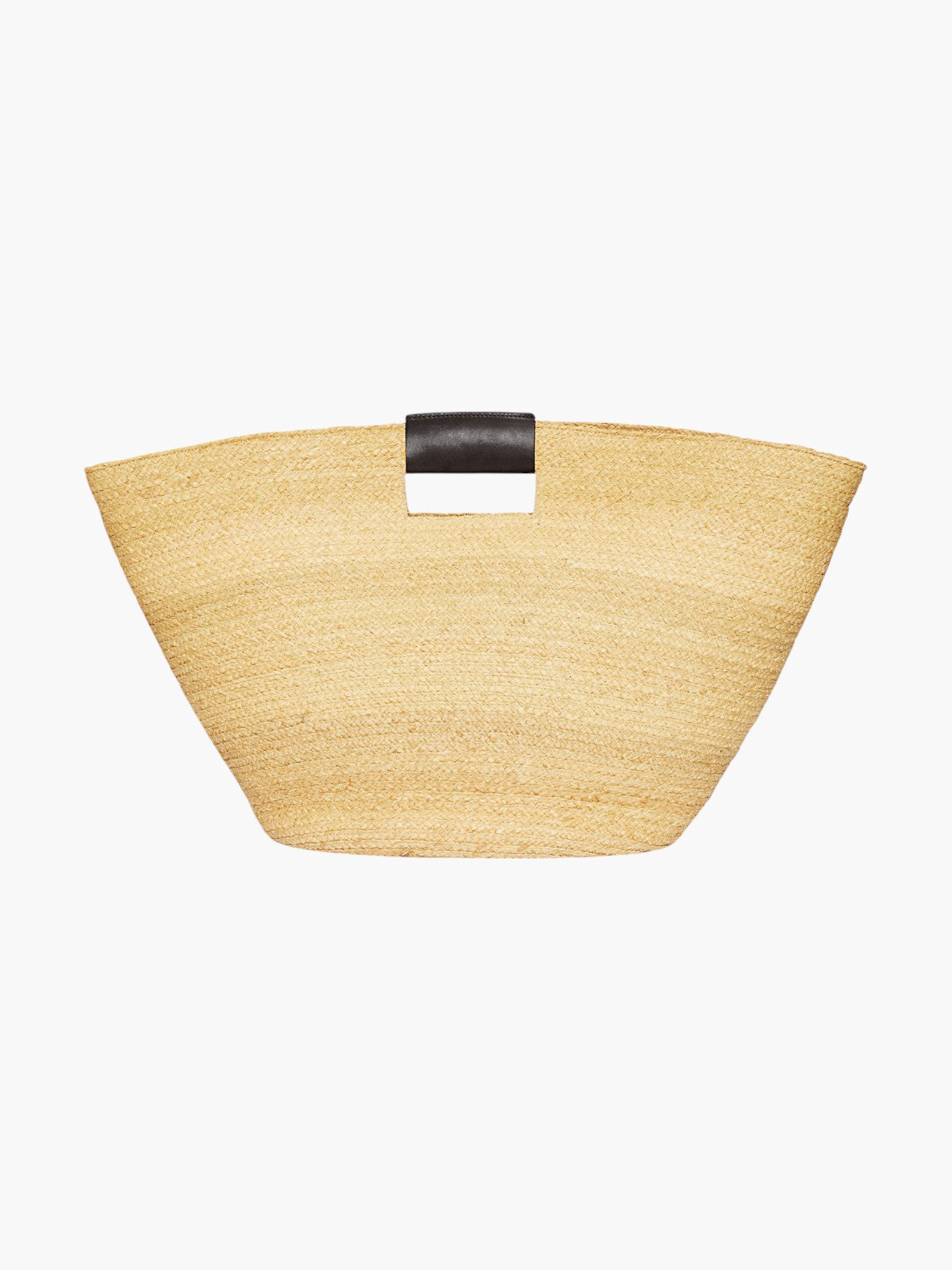 Large Raffia Cesta Bag | Black