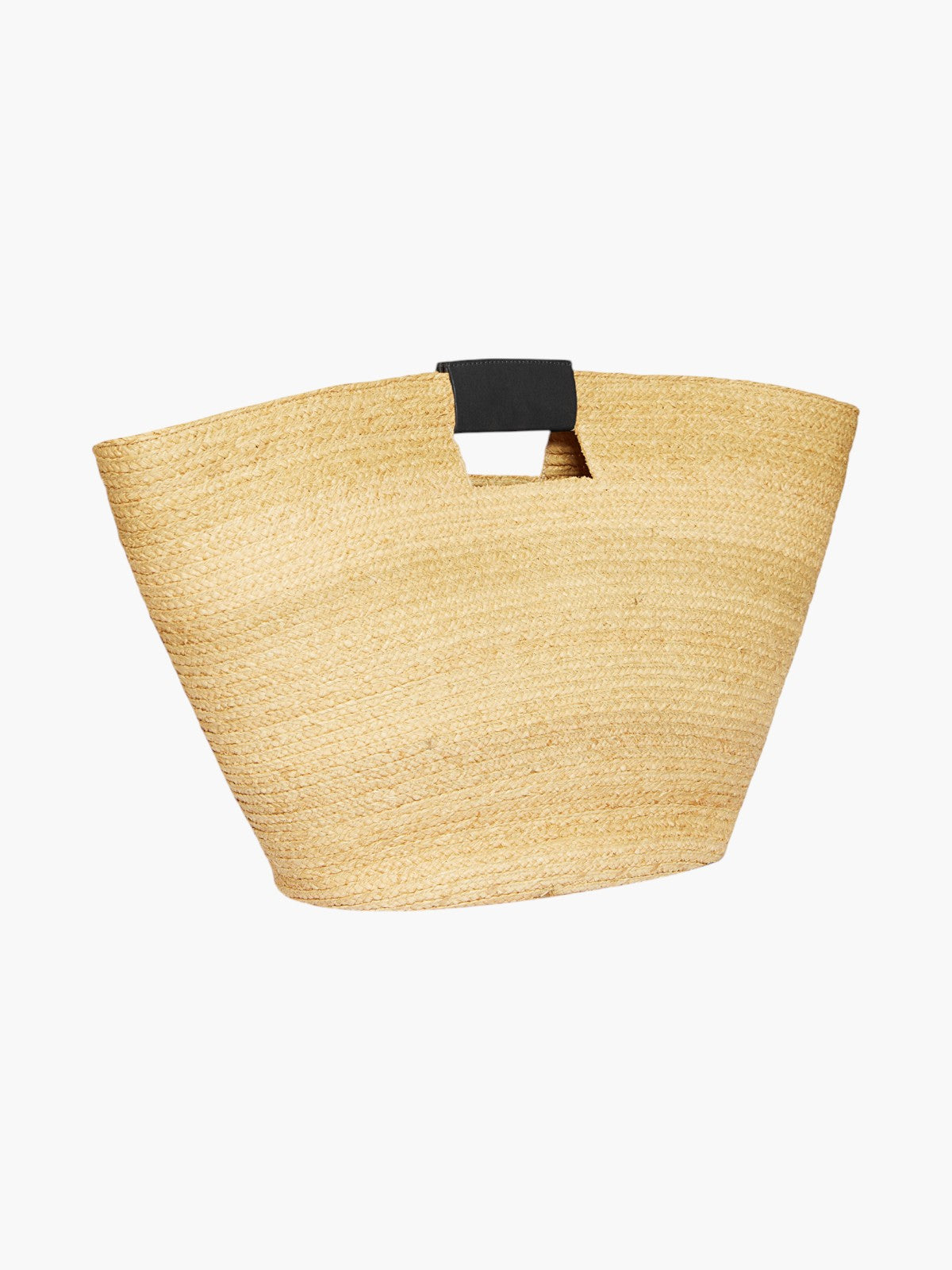 Large Raffia Cesta Bag | Black Large Raffia Cesta Bag | Black