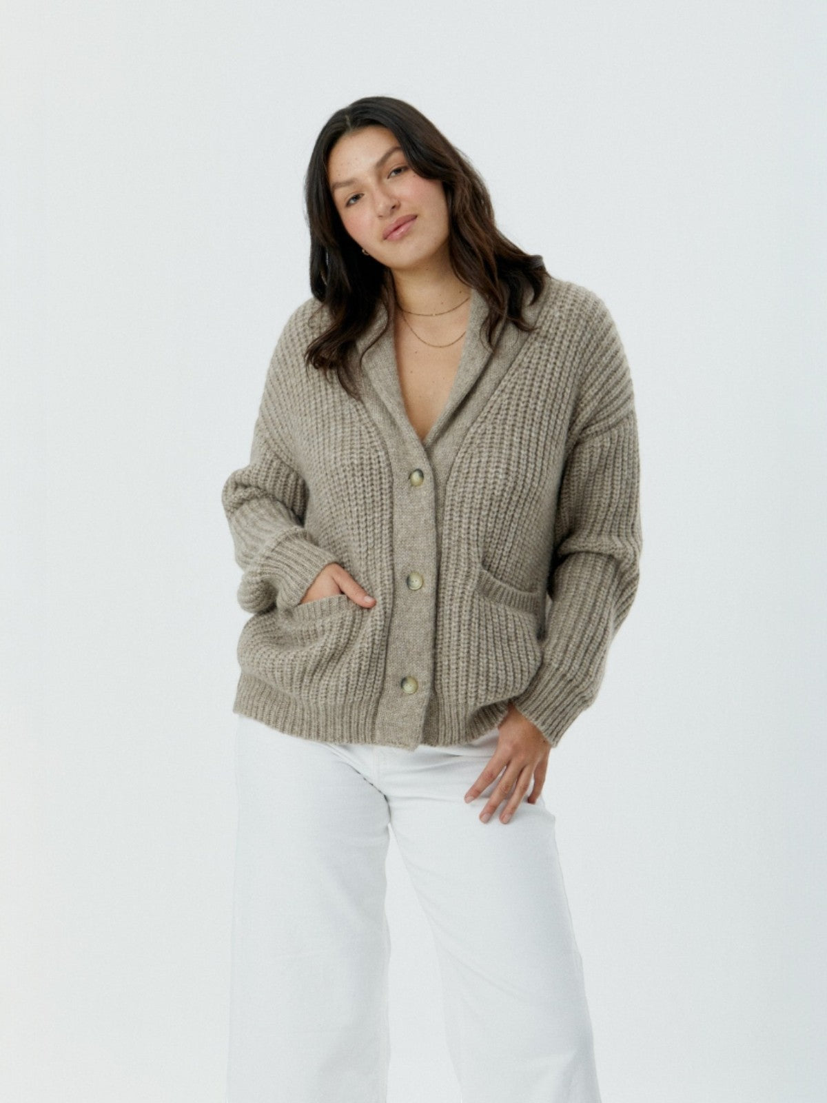 Abuelo Cardigan | Taupe
