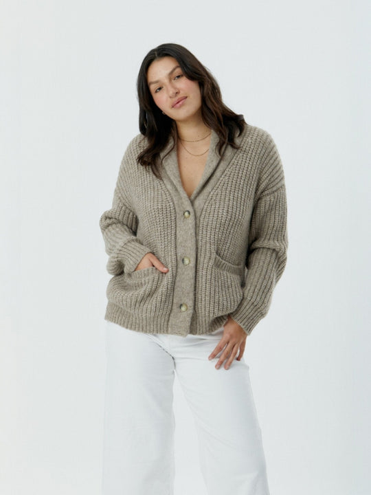 Abuelo Cardigan | Taupe