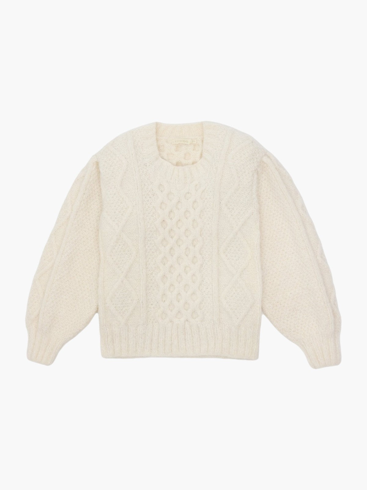 Fisher Puff-Sleeve Pullover | Ivory