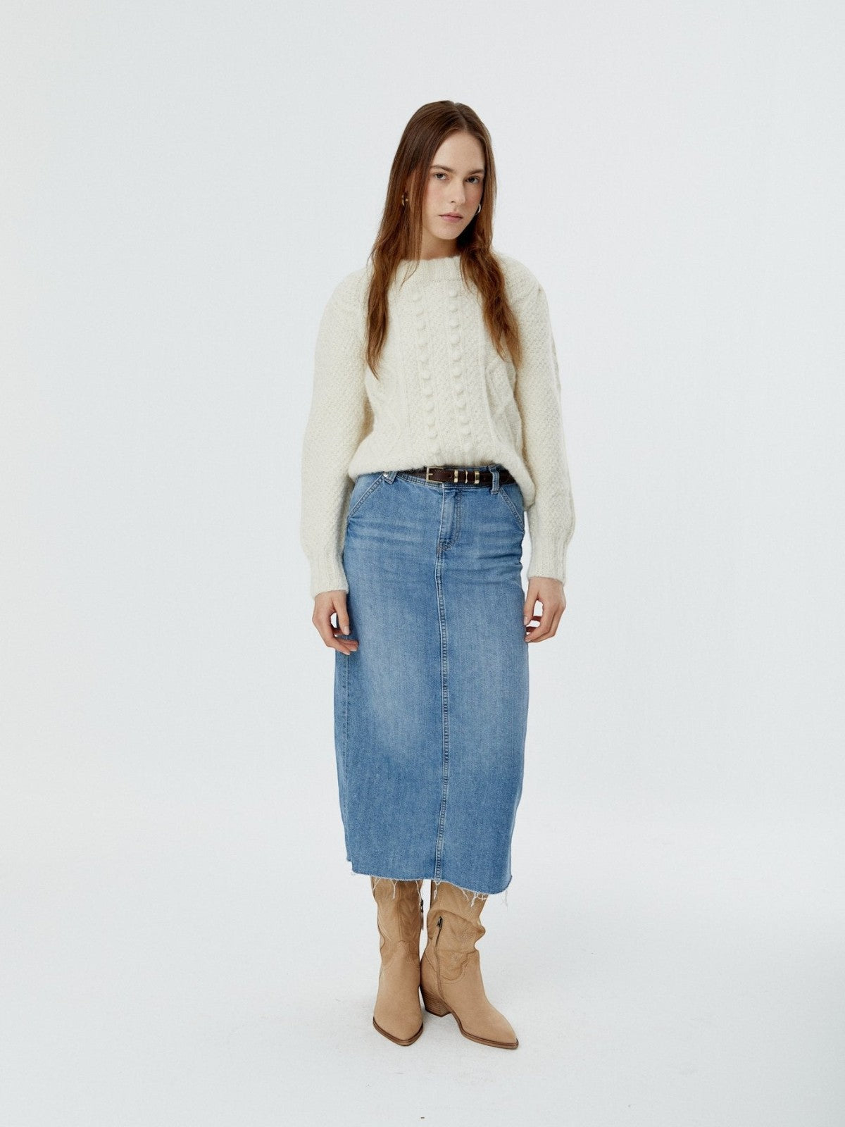 Fisher Puff-Sleeve Pullover | Ivory Fisher Puff-Sleeve Pullover | Ivory