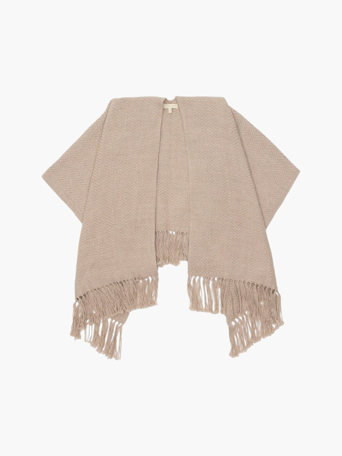 Herringbone Ruana | Taupe Herringbone Ruana | Taupe