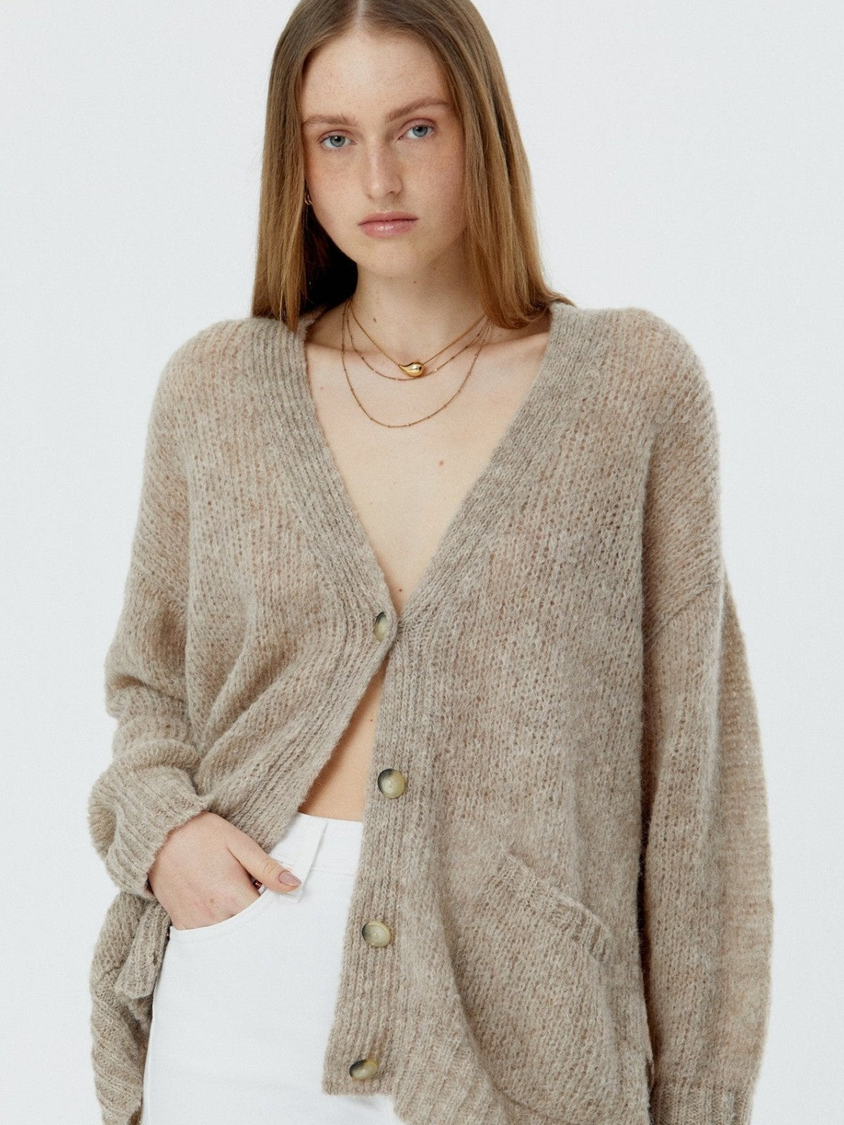 Mara Cardigan | Taupe