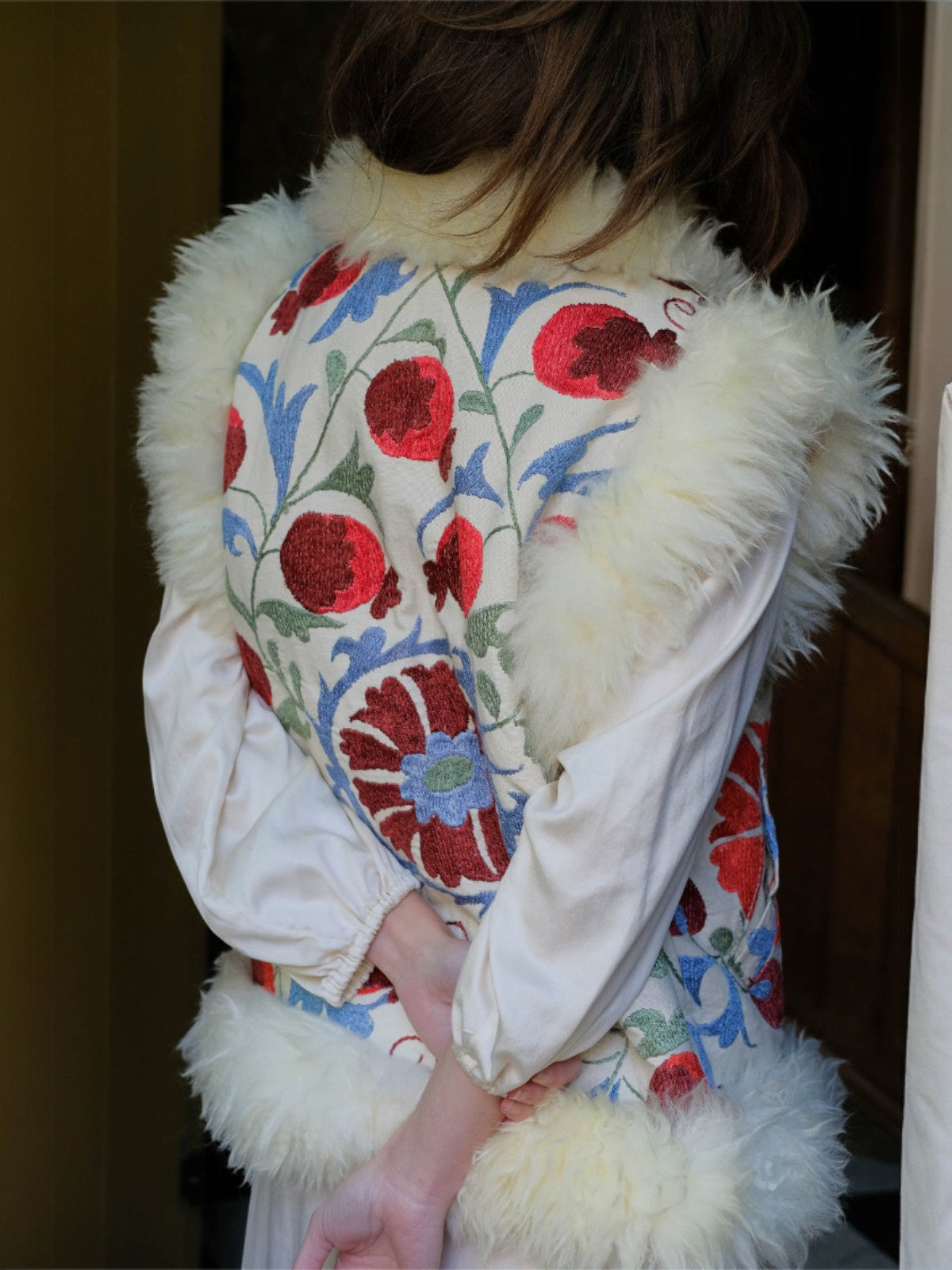 Aziz Waistcoat - M | Print/Ivory Aziz Waistcoat - M | Print/Ivory