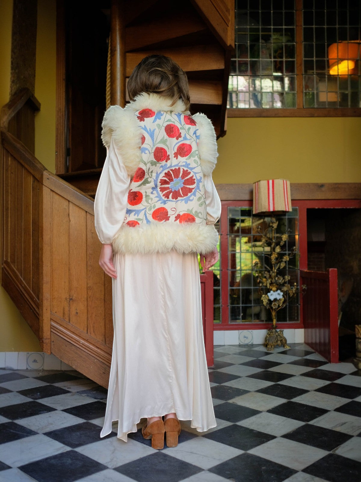 Aziz Waistcoat - M | Print/Ivory Aziz Waistcoat - M | Print/Ivory