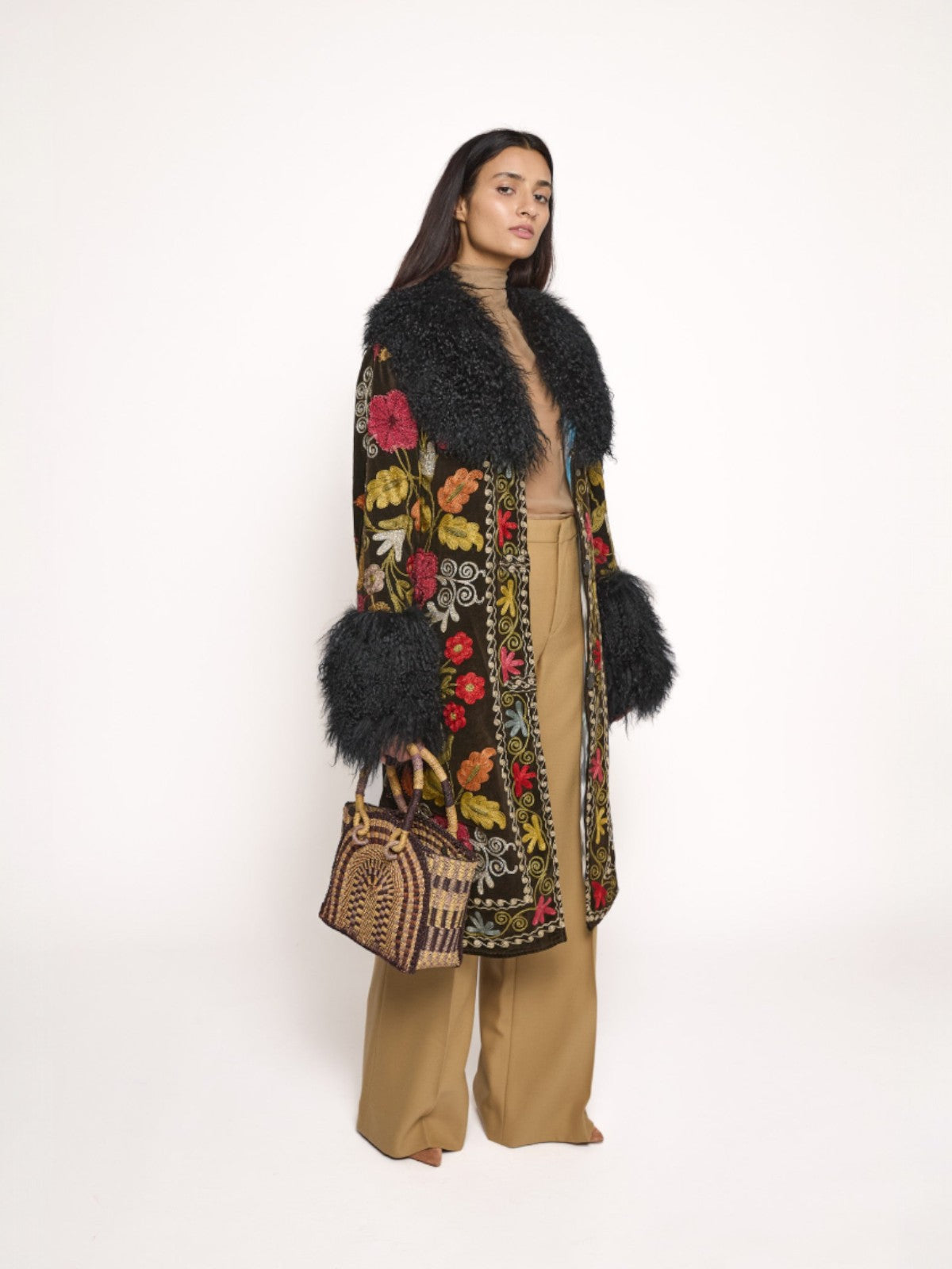 Raffaella Coat - L | Multi/Black Raffaella Coat - L | Multi/Black