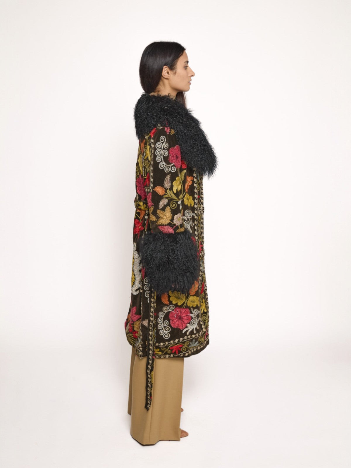 Raffaella Coat - L | Multi/Black Raffaella Coat - L | Multi/Black