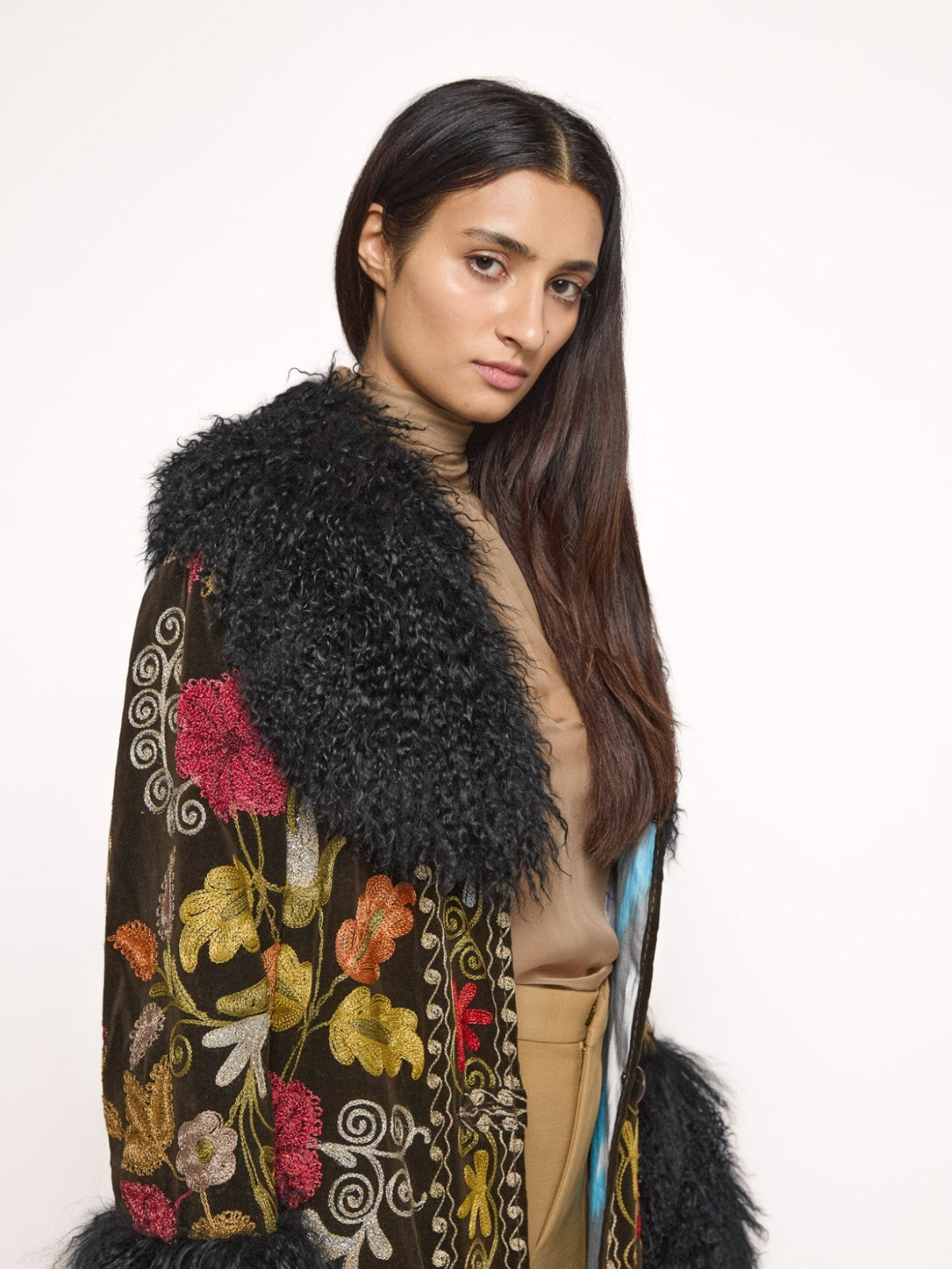 Raffaella Coat - L | Multi/Black Raffaella Coat - L | Multi/Black