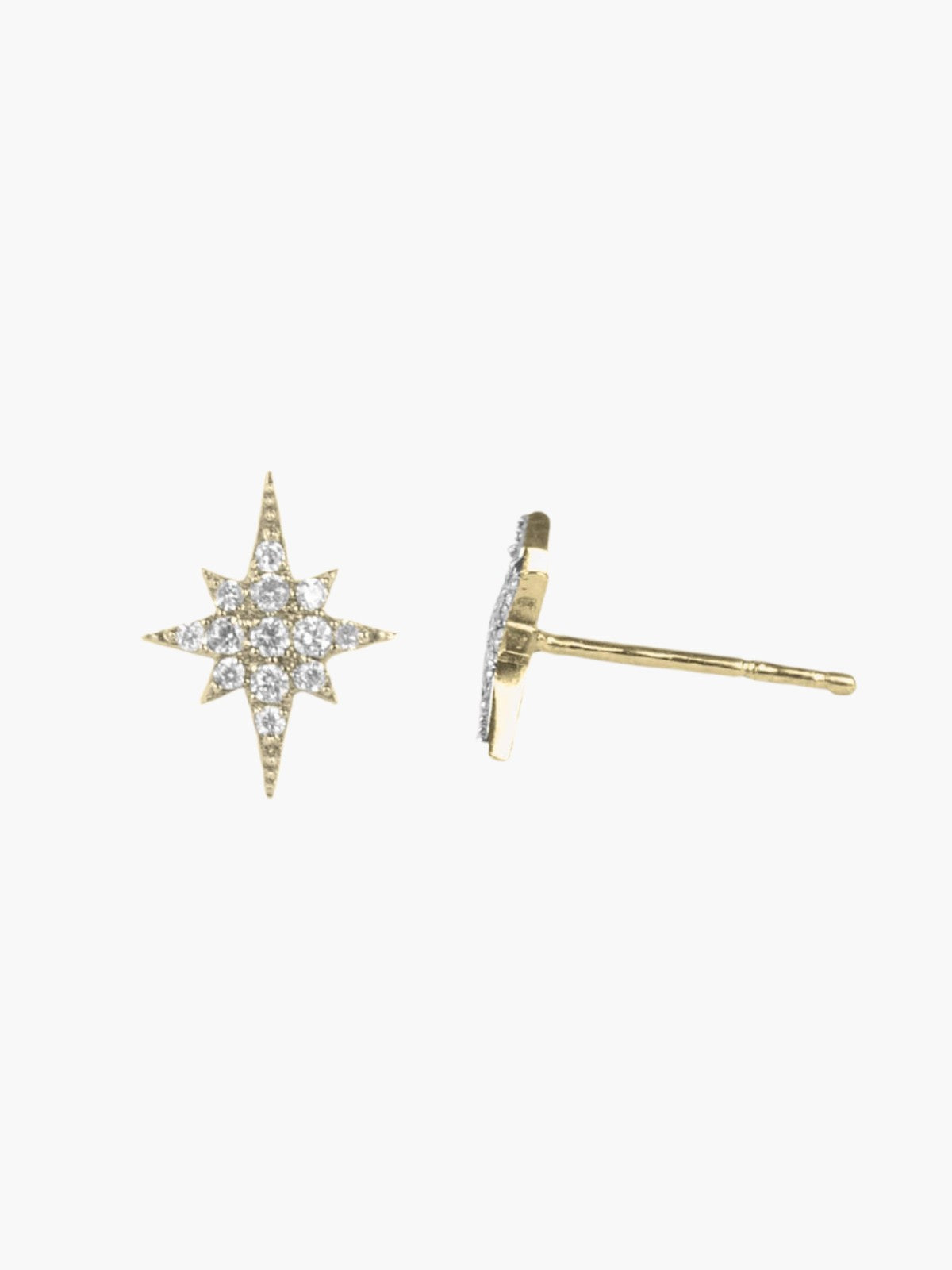 Lila Pavé Diamond Starburst Studs Lila Pavé Diamond Starburst Studs