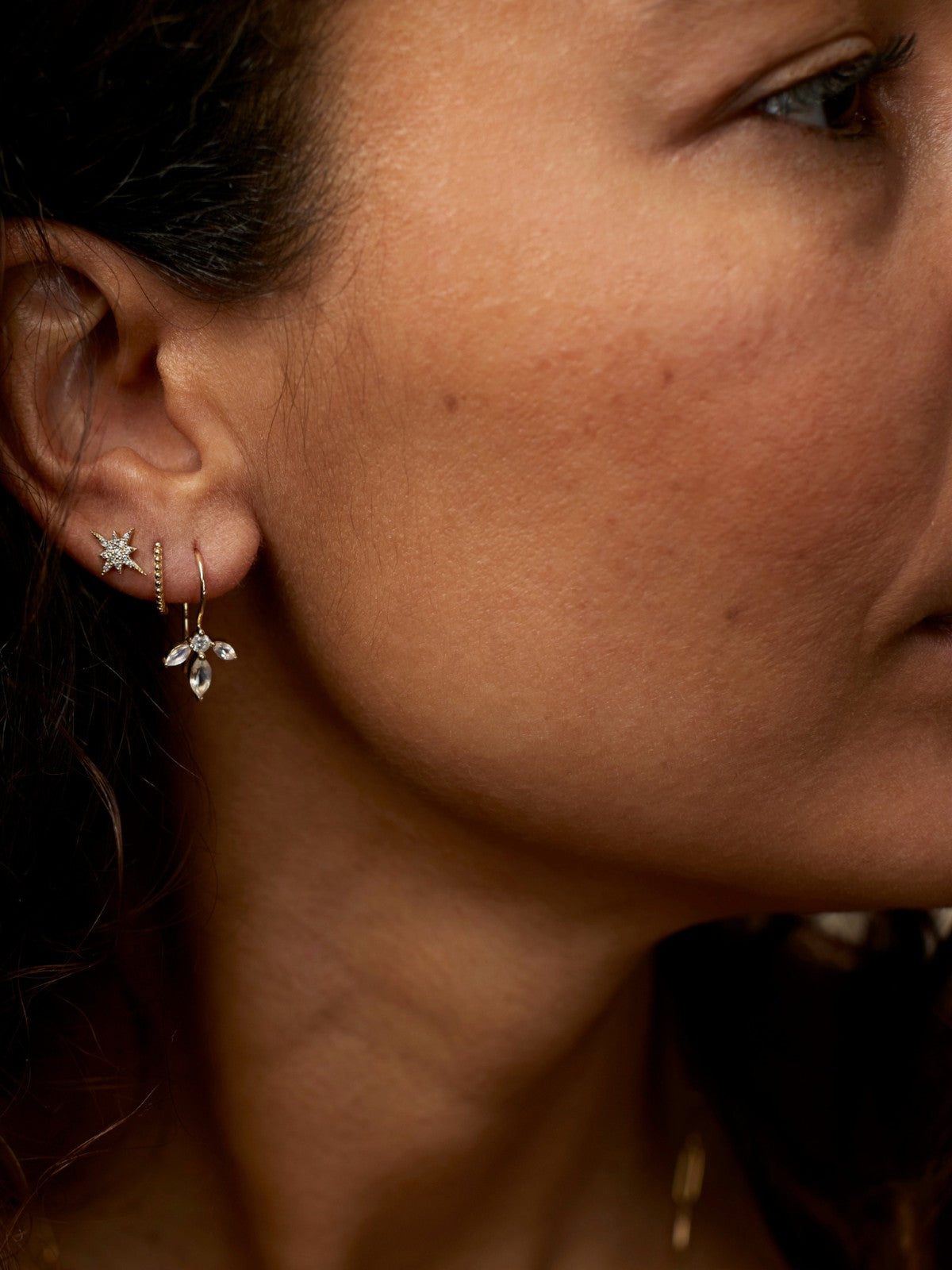 Lila Pavé Diamond Starburst Studs Lila Pavé Diamond Starburst Studs