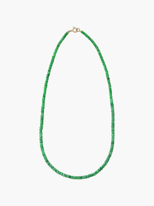 Emerald Beaded Necklace