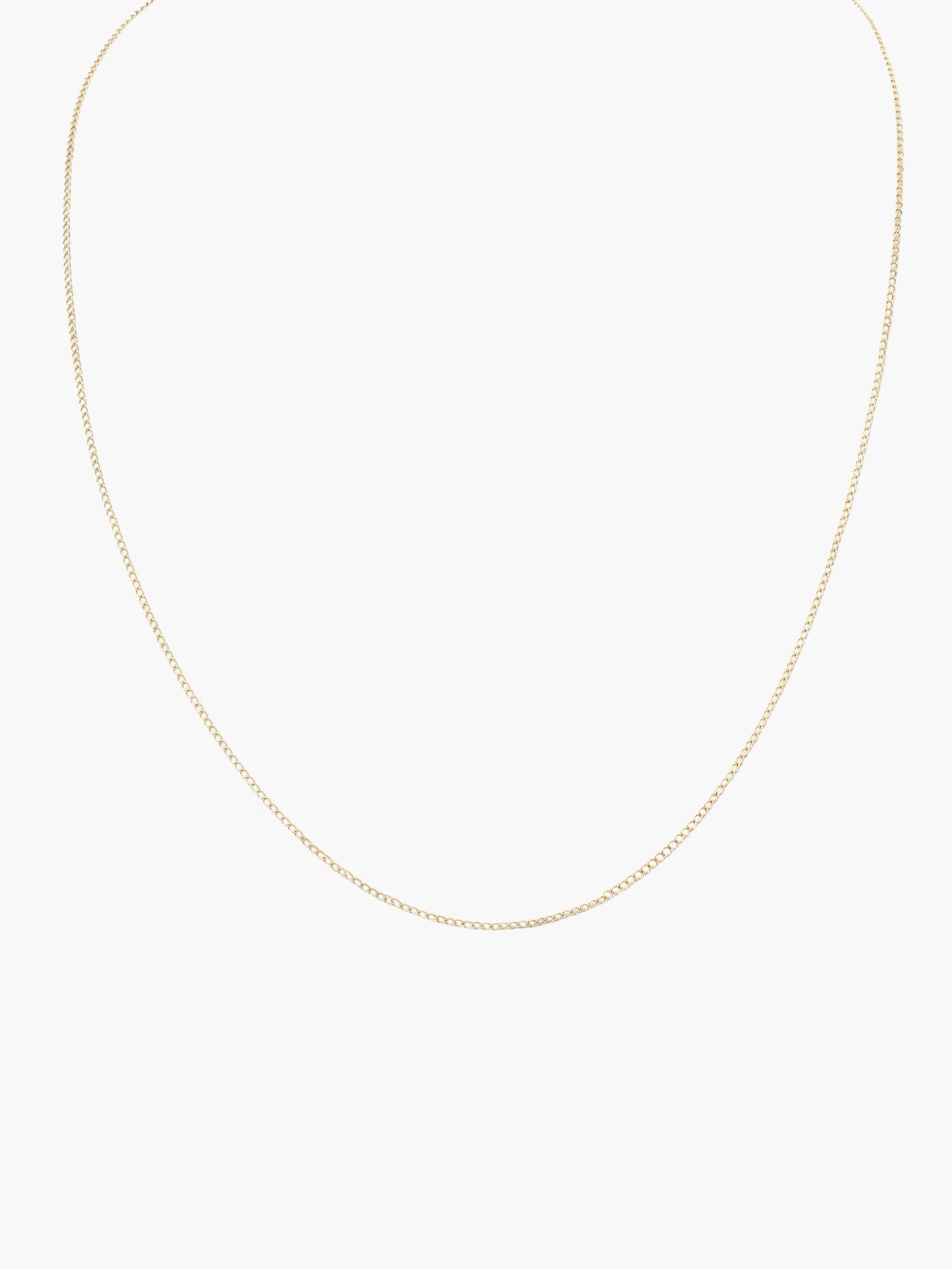 Fine Curb Chain Necklace Fine Curb Chain Necklace