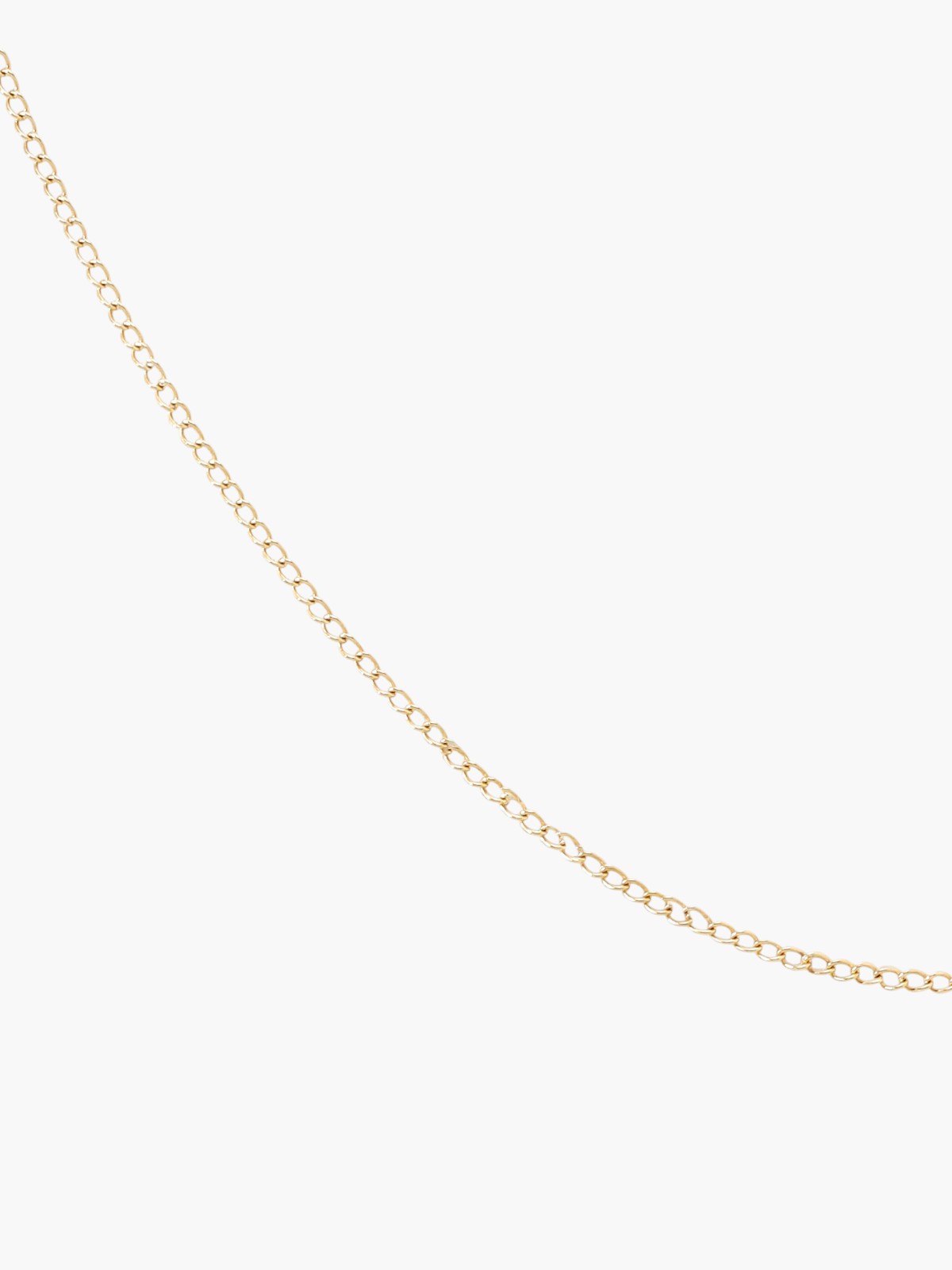 Fine Curb Chain Necklace Fine Curb Chain Necklace