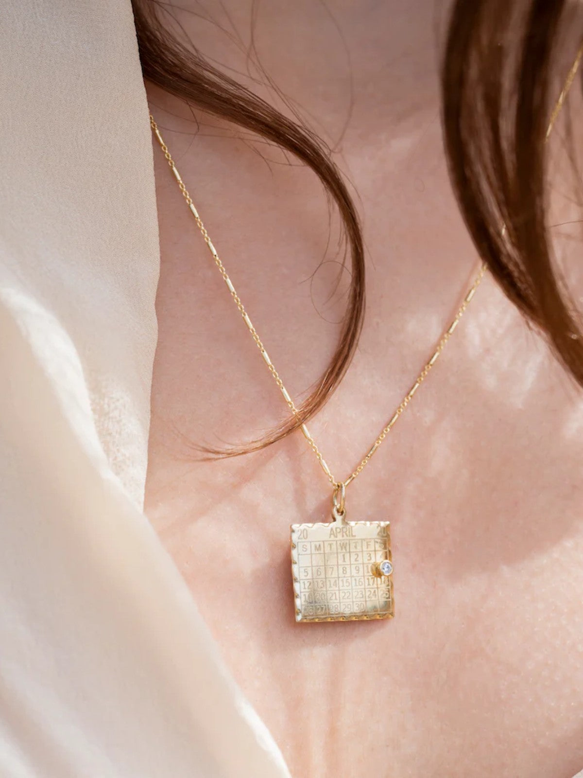 Octagon Tube Chain Necklace