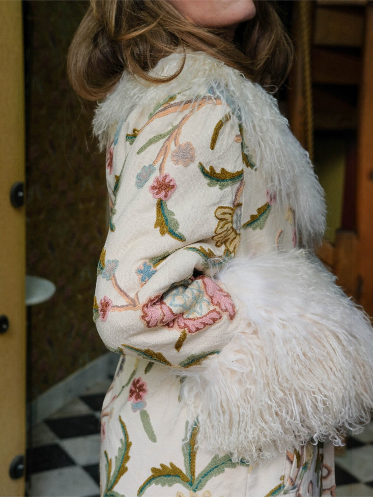 Aisara Wrap Coat - L | Multi/Ivory Aisara Wrap Coat - L | Multi/Ivory