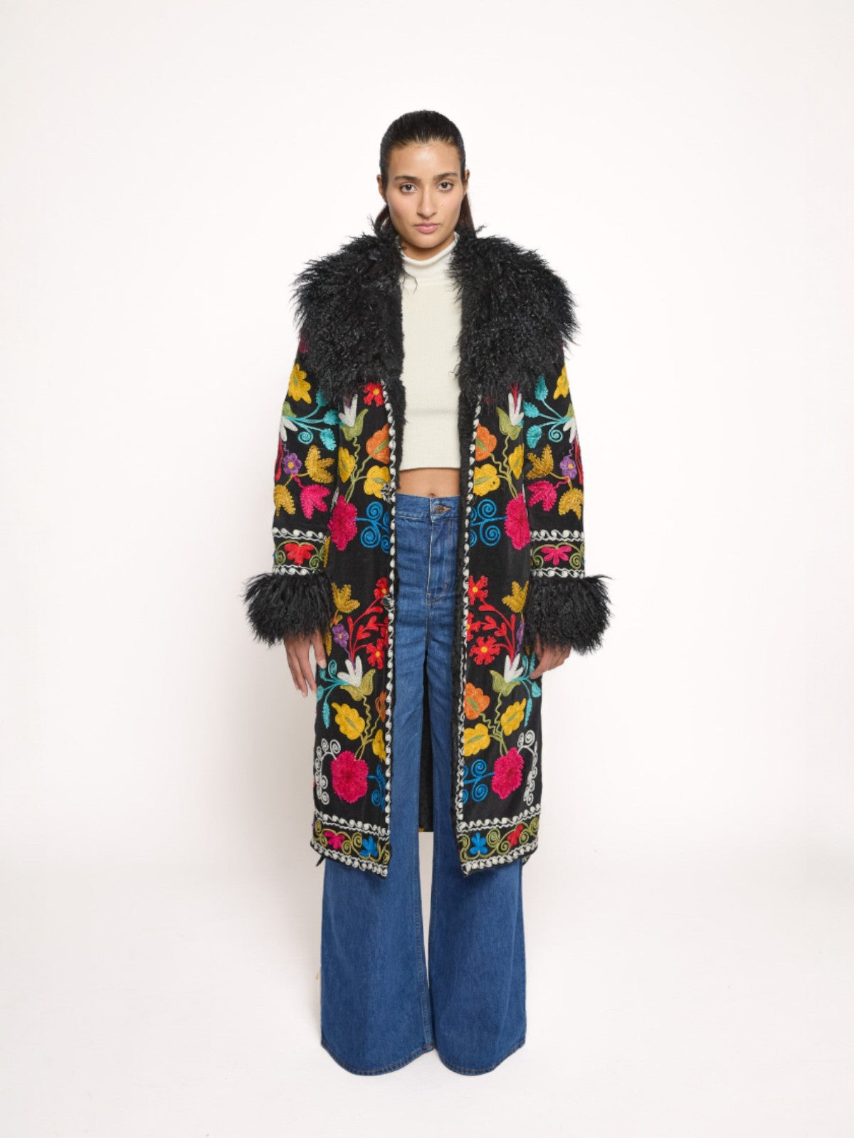 Aisara Wrap Coat - M | Multi Print Aisara Wrap Coat - M | Multi Print