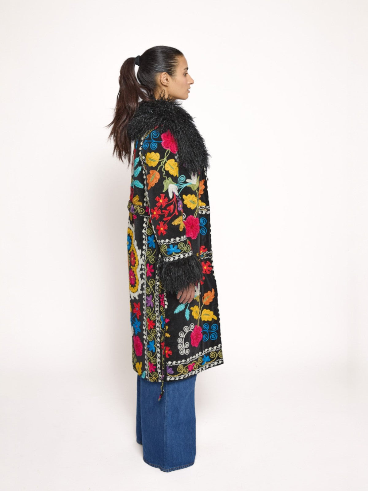 Aisara Wrap Coat - M | Multi Print Aisara Wrap Coat - M | Multi Print