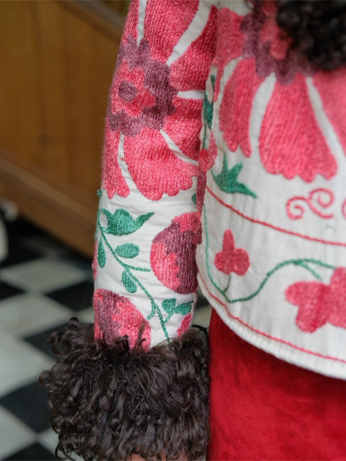 Madina Coat - XS | Pink/Brown Madina Coat - XS | Pink/Brown