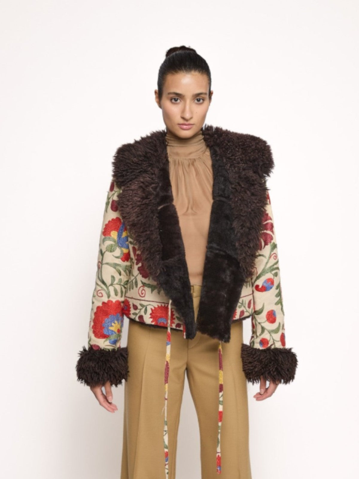 Madina Coat - M | Print/Brown Madina Coat - M | Print/Brown