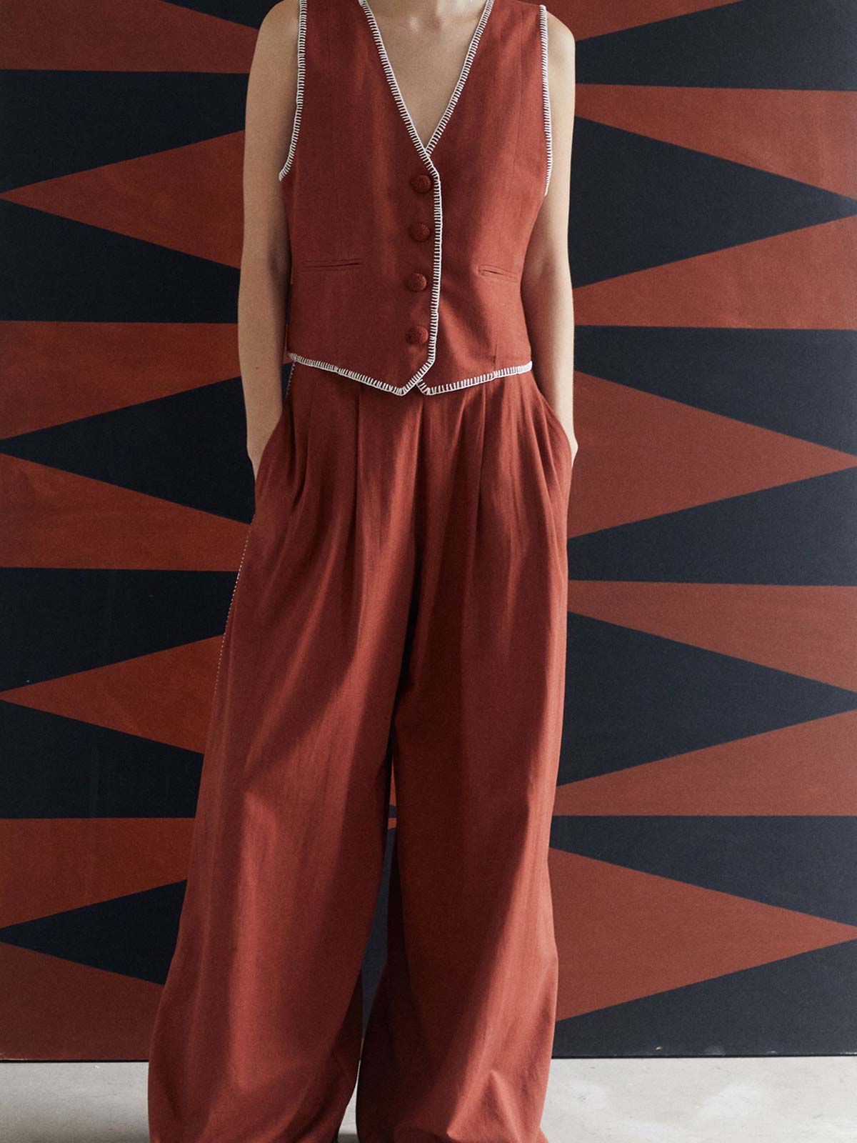 Amalia Pants | Brown Amalia Pants | Brown - Fashionkind