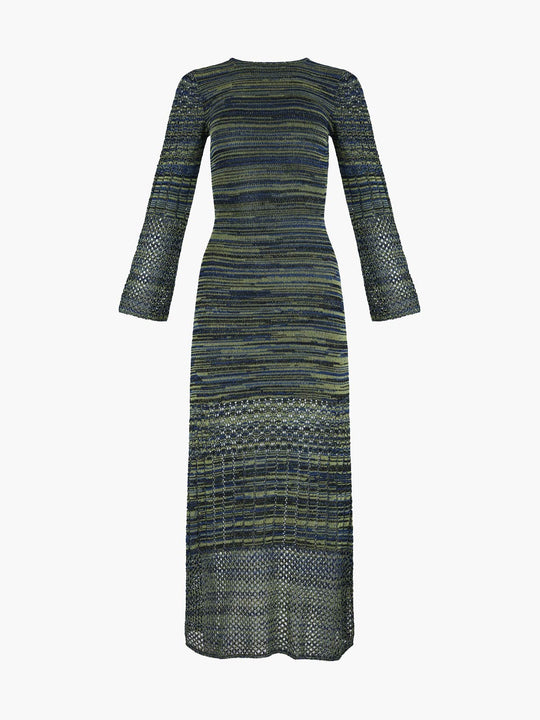 Murga Maxi Dress | Blue/Green