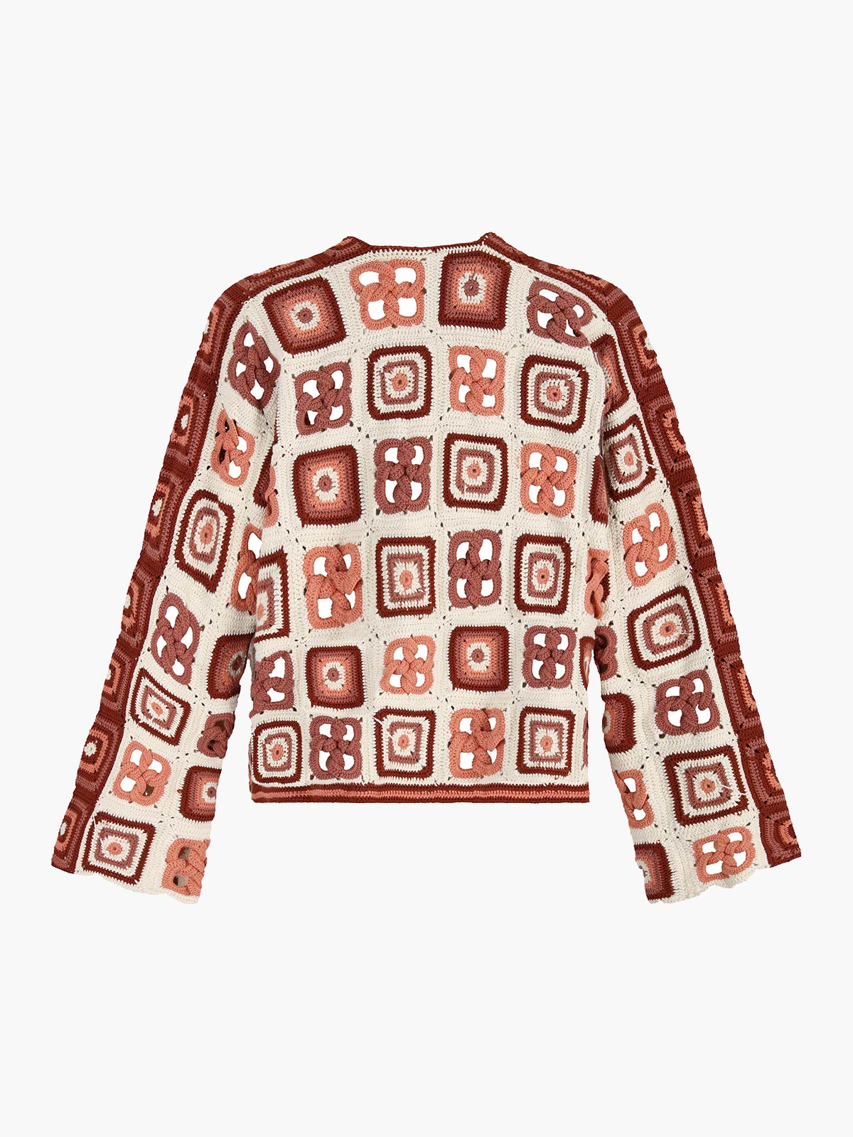 Santeria Cardigan | Ivory/Brown Santeria Cardigan | Ivory/Brown