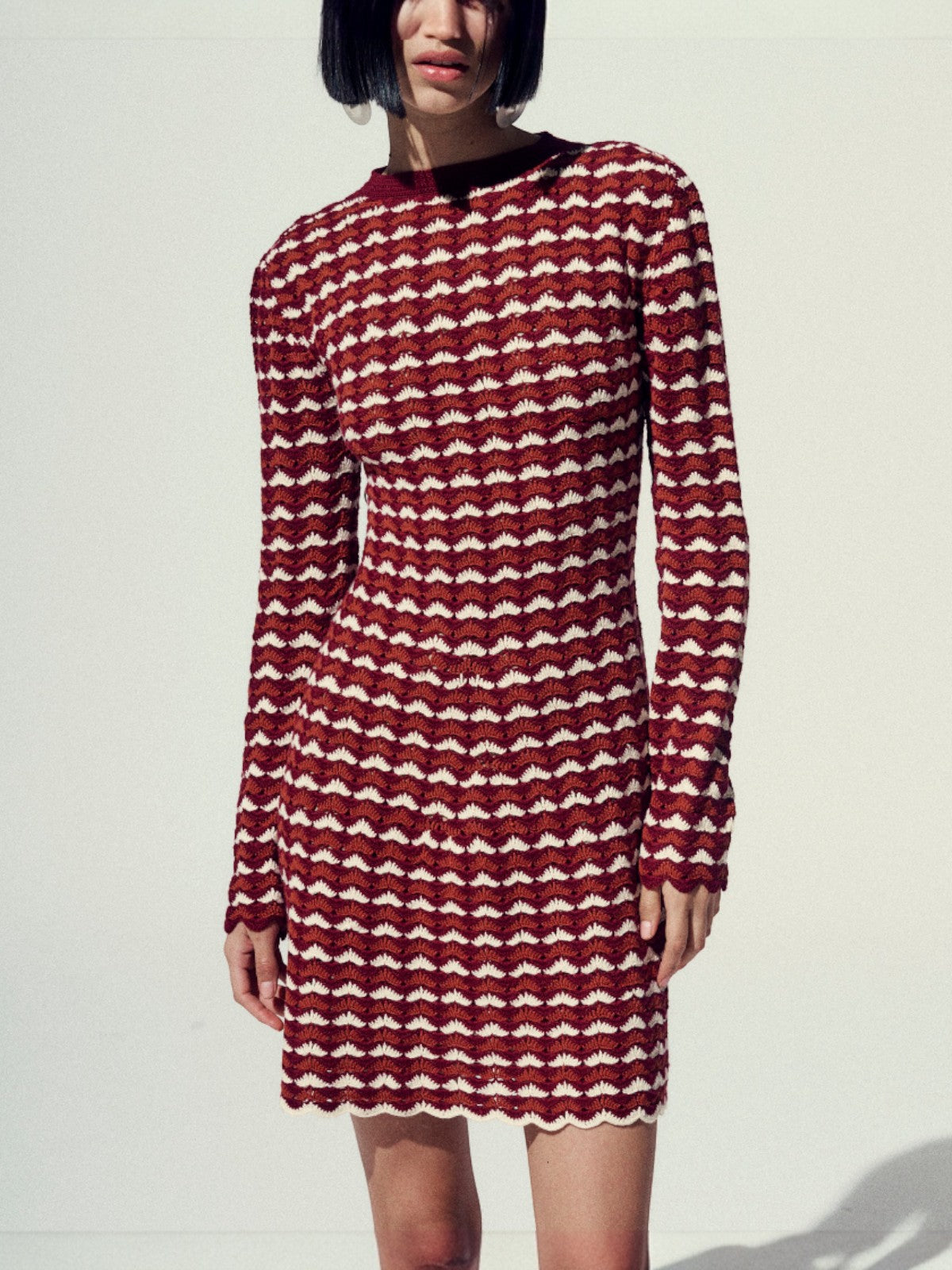 Totora Mini Dress | Brown/Wine Totora Mini Dress | Brown/Wine - Fashionkind