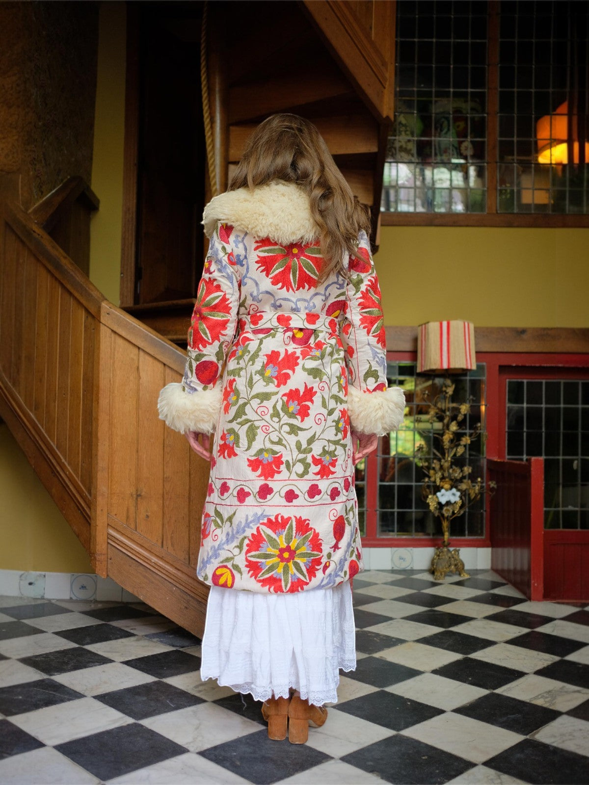 Aisara Wrap Coat - S | Print/Ivory Aisara Wrap Coat - S | Print/Ivory