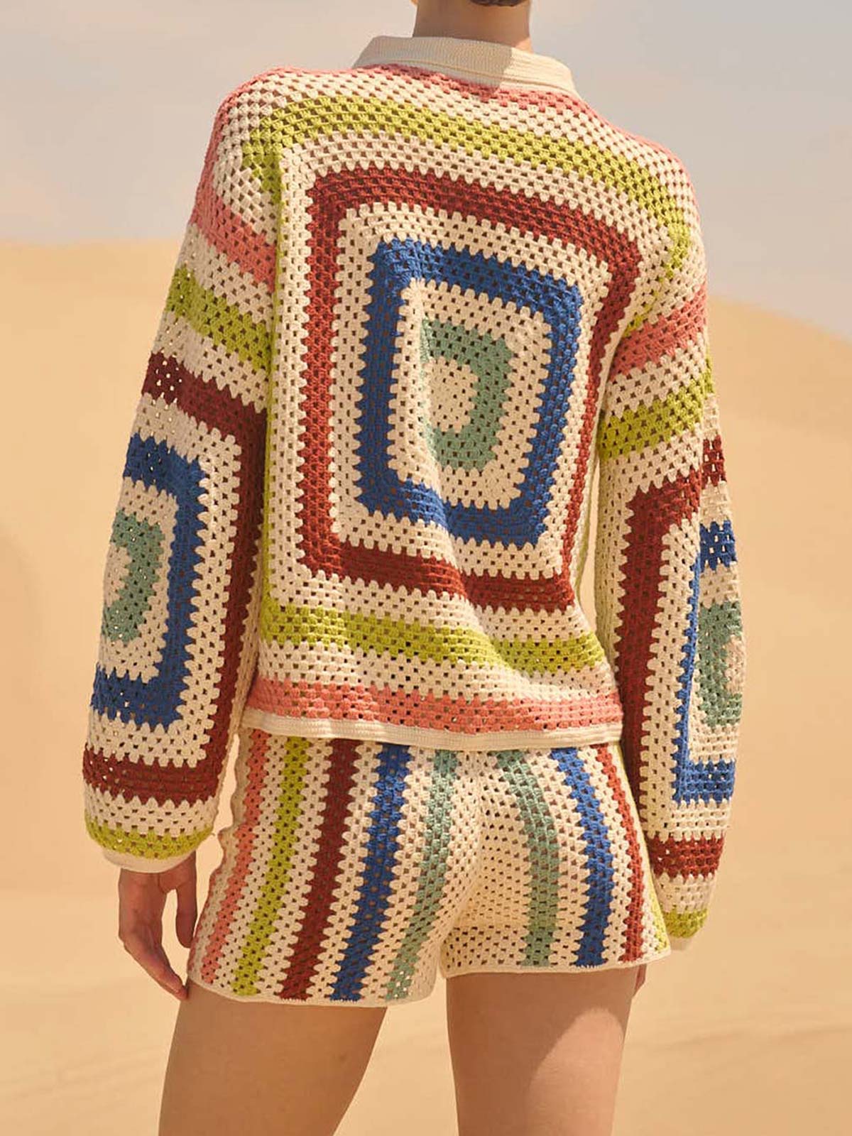 Plaza Crochet Cardigan Plaza Crochet Cardigan - Fashionkind